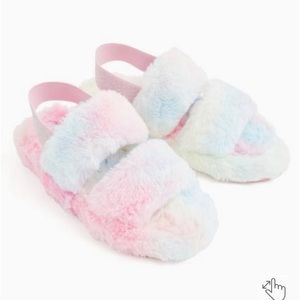 Torrid Faux Fur Dual Strap Slipper